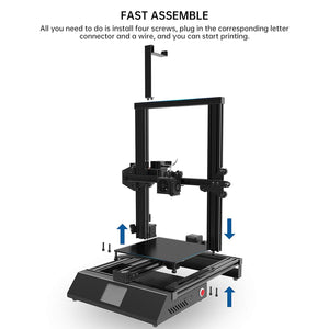 XVICO 3D Printer X3S DIY Kit Rapid Assembly with Open Source Marlin 2.0, Large Build Print Area 220mm x 220mm x 250mm