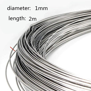 1mm 1 Meter 20 Awg Nichrome Wire Resistance Nickel Chrome 80/20 Heating Wire 1.94 Ohm/meter Ocr21a14