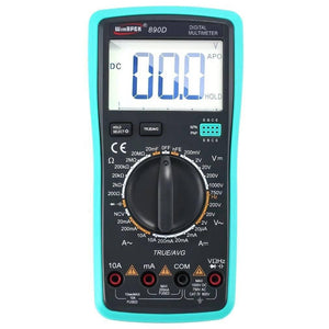 Digital Multimeter 890d Dc Ac Voltmeter Fast Accurately Measures Current Resistance Capacitance For Electrical Maintenance