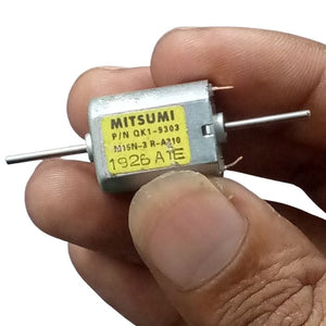 Mini Flat 030 Electric Motor Dc 12v-24v 19500rpm Dual Axle Shaft