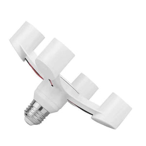 Discontenued 4 In 1 E27 1 Heads Lamp Bulb Holder Light Base Led Converter Adapter