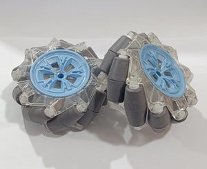 (Pair Left + Right) 95mm Mecanum Omni-directional Wheels