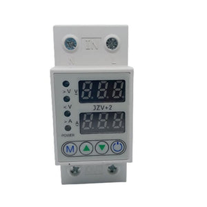 Adjustable Over Voltage Current and Under Voltage Protective Device Protector Relay 63A and 40 A 220V 230V