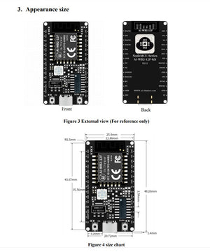 Ai-thinker Wifi+bluetooth 5.0 Module Ai-wb2-12f-kit Development Board Pcb Antenna Type-c Interface