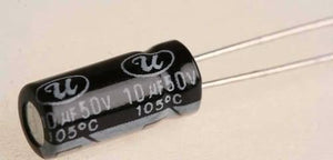 Aluminum 10uf 50v Electrolytic Capacitor