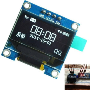 Arduino 0.96 Inch Oled Display Module 128x64 I2c Ssd 1306 Lcd Screen White Background