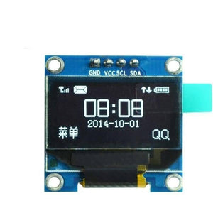 Arduino 0.96 Inch Oled Display Module 128x64 I2c Ssd 1306 Lcd Screen White Background