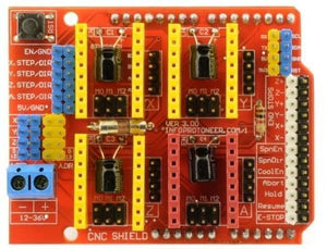 Arduino Cnc Shield V3 A4988 Drv8825 Driver Expansion Board