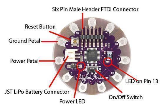 Arduino Lilypad Arduino 328 Main Board Atmega328p Atmega328 16m