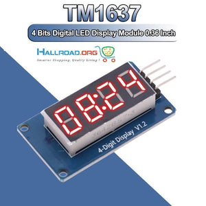 Arduino Tm1637 4 Digit 7 Segment Display Module Led Display Module