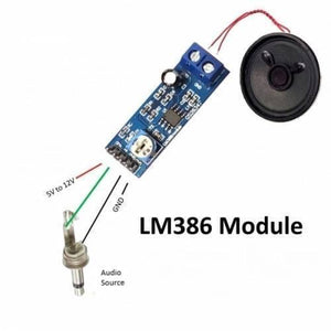 Audio Amplifier Module Lm386 5-12v 10k Adjustable Resistance