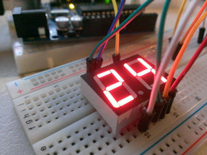 Led 7 Segment 2 Digit Common Anode Display 25mmx17mmx10mm