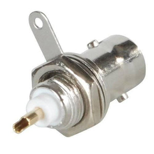 Bnc Chassis Mount Female Connector With Ground Tab Opek At-7031