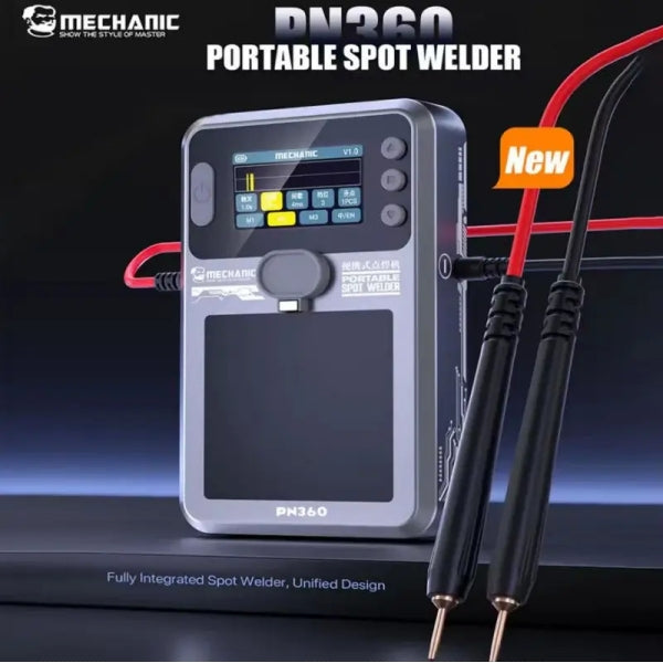 Mechanic Pn360 Portable Spot Welder Built-in Battery Tft Display