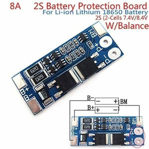Battery Protection Board 2s 8a Bms For 18650 Lithium Ion Cells Hx-2s-jh10