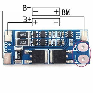 Battery Protection Board 2s 8a Bms For 18650 Lithium Ion Cells Hx-2s-jh10