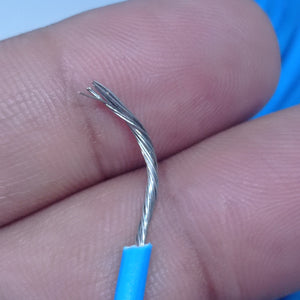 Blue 1.5mm Heat Resistance High Temperature Wire