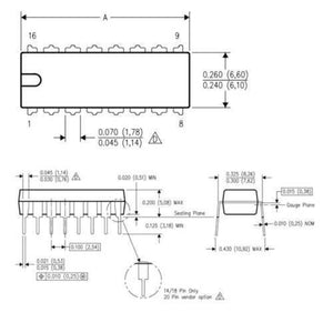 Cd4026 4026 Johnson Decade Counter Ic