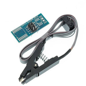 Ch341a Programmer + Socket + Sop8 Test Clip For Dish Tv Laptop Memory Ic Programmer