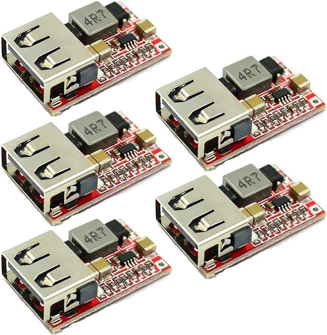 USB DC-DC Buck Converter CAR USB Charger Module 6-24v 12v 24v To 5v 3a Step Down Voltage Regulator Power Supply Module