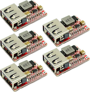 USB DC-DC Buck Converter CAR USB Charger Module 6-24v 12v 24v To 5v 3a Step Down Voltage Regulator Power Supply Module