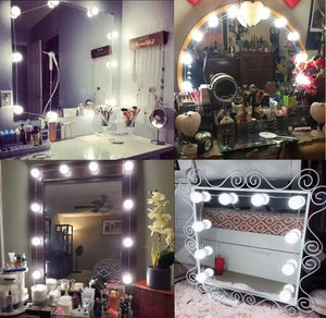 On Demand Dc12v Series Hollywood Mirror Inductive Switches Dimmable Led Bulb In One Or Three Colors
