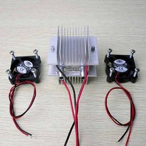 Diy Kits Thermoelectric Peltier Refrigeration Cooling System Water Cooling+ Fan+ 2pcs Tec1-12706 Coolers