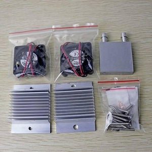 Diy Kits Thermoelectric Peltier Refrigeration Cooling System Water Cooling+ Fan+ 2pcs Tec1-12706 Coolers