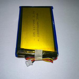 Dm 117095 Li-polymer Battery – 3.7v 10000mah (37wh), 3-wire With Connector, High-capacity Rechargeable Cell