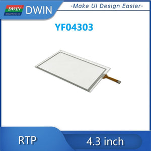 Dwin 4.3 Inch 4 Wire Resistive Touch Panel Yf04303