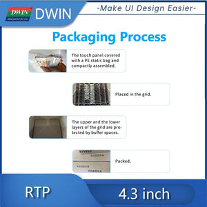 Dwin 7 Inch 4 Wire Rtp Resistive Touch Panel Yf07002 Shipping not avaialble for this item