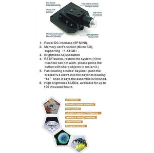 Digital Microscope 4.3in Hd Led 3.6mp 1-600x Continuous Magnifier