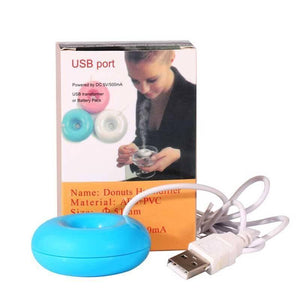 Donuts Shape Mini Usb Humidifier Mist Maker Air Diffuser