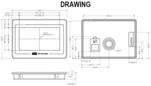 Dwin 7 Inch Industrial Hmi Lcd Touch Screen 800x480 Display Module Dmg80480t070 A5 Wtr