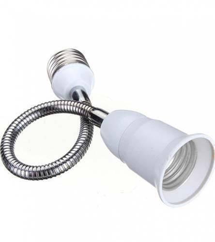 10 inch E27 Light Bulb Holder Flexible Extension Adapter Socket