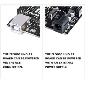 Original ELEGOO UNO R3 Board with USB Cable Compatible with Arduino IDE