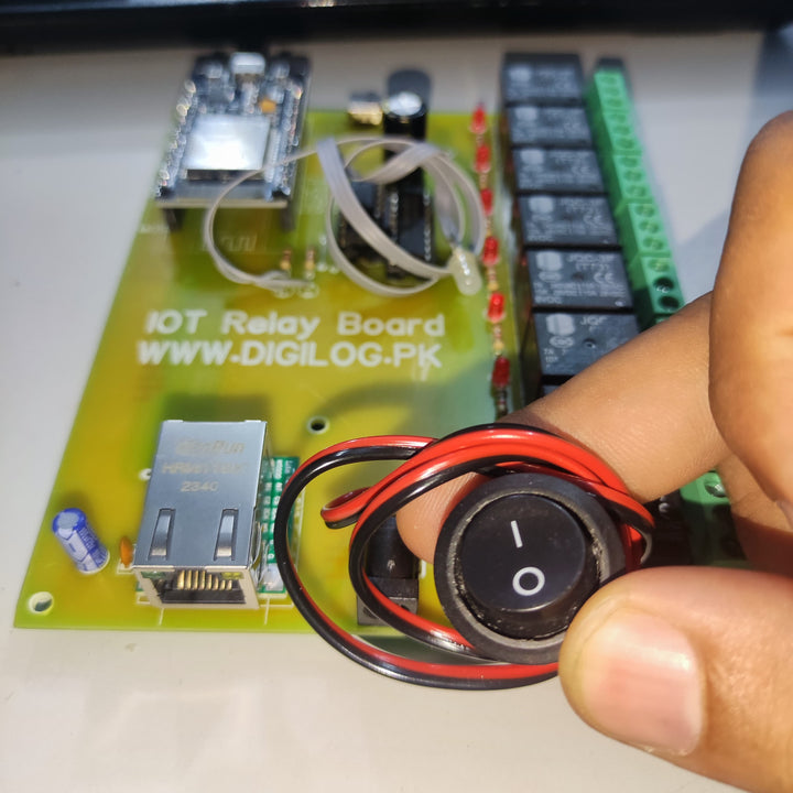 Esp32 Based 8 Channel Relay Board Micro Controller Board Wifi Lan Bluetooth