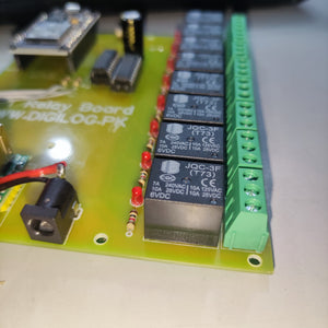Esp32 Based 8 Channel Relay Board Micro Controller Board Wifi Lan Bluetooth