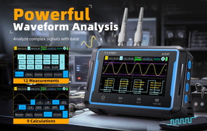 Fnirsi 2c53p 3-in-1 50mhz Dual Channel Oscilloscope Signal Generator Multimeter (portable Dso)