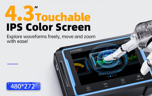 Fnirsi 2c53p 3-in-1 50mhz Dual Channel Oscilloscope Signal Generator Multimeter (portable Dso)