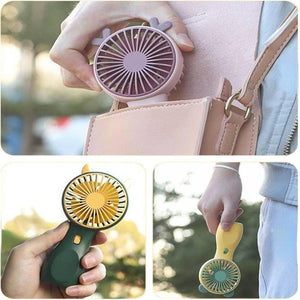 Mini Usb Rechargeable Small Handheld Fan | Portable Table Fan Wholesale