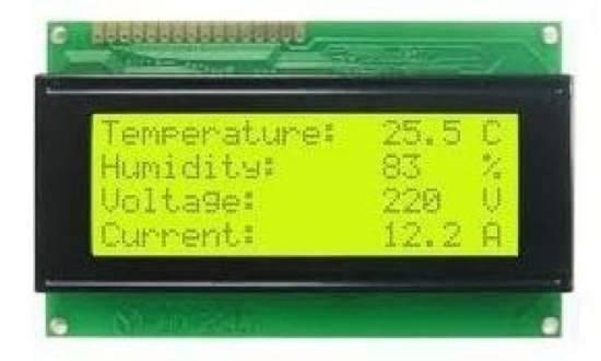 2004a Lcd 20x4 Character Lcd Green Backlight
