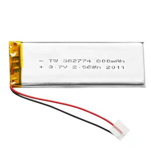 3.7v 800mah Battery Rechargeable Lithium Polymer Ion Battery Tw382774