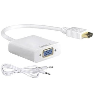Hdmi To Vga Female Adapter Converter With Audio Support
