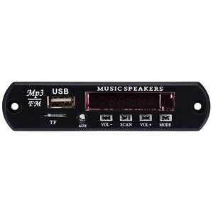 Mp3 Player Amplifier Panel Led 5v Audio Module Support Fm Radio Usb Tf Aux Remote No Bluetooth