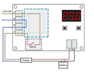 XH-M602 / Xh-m633 Programable Battery Charging Control Module - Battery Charge Control Switch Protection Board - Pakistan