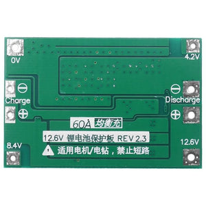 Hw-544 3s 11.1v 12.6v 60a 18650 Lithium Battery Protection Board With Equalization