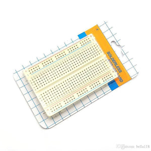 400 Tie Points Half Size Solderless Breadboard Solder Less Breadboard Prototyping Board