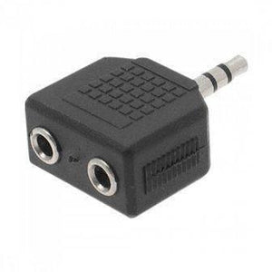 Headphone Jack Splitter 3.5mm Jack Plug To 2x 3.5mm Jack Sockets Stereo Adaptor Dual Splitter