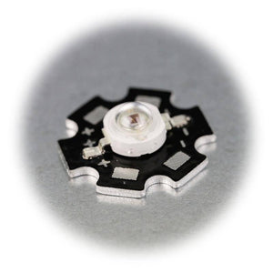 High Power Uv Led Chip 3w Purple Uv Ultraviolet Bulb Lamp 1 Heat Sink Plus 1 Uv Led Light